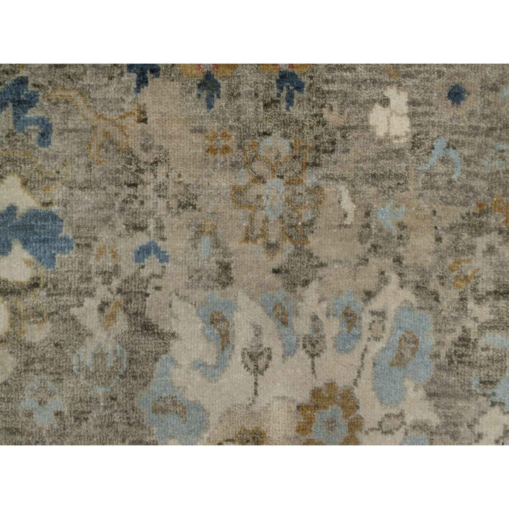 2'0" x 3'1" New Hand Knotted Brown Wool Rectangle Oriental Rug - MOA10291447