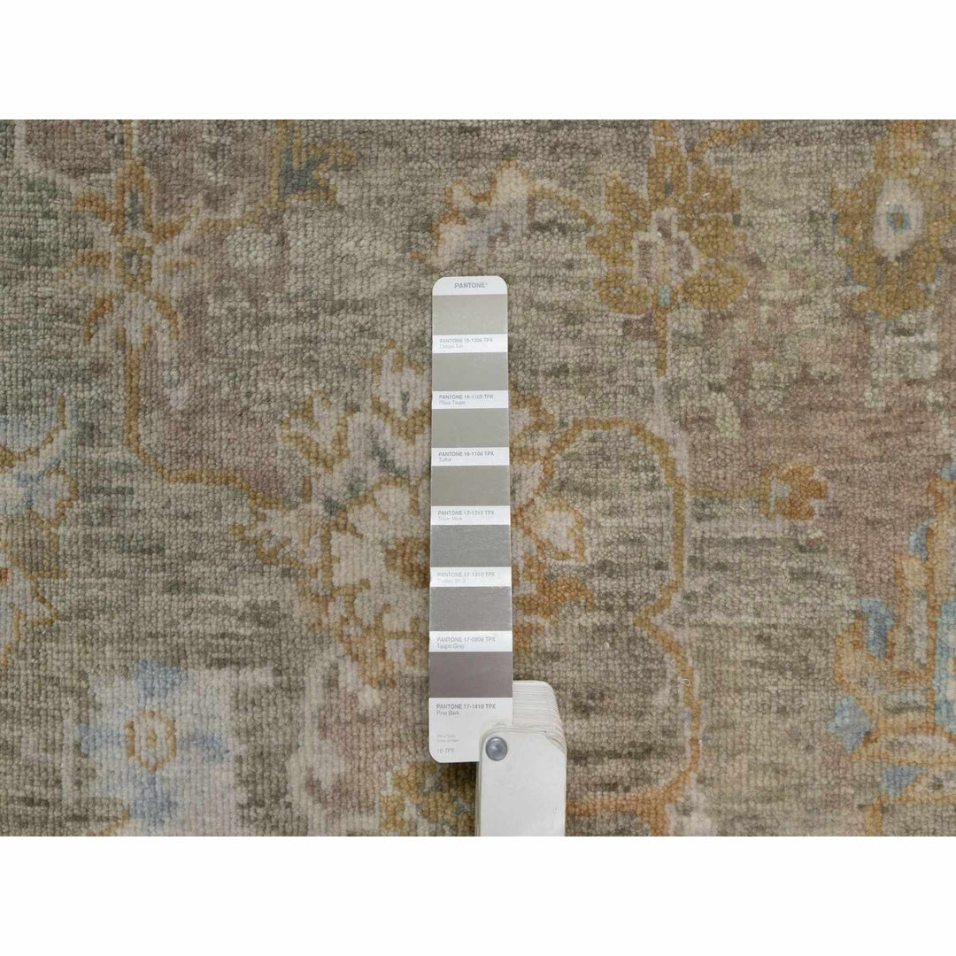 2'0" x 3'0" New Hand Knotted Brown Wool Rectangle Oriental Rug - MOA10291449
