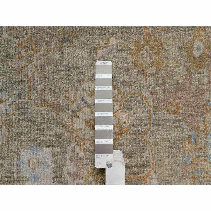 2'0" x 3'0" New Hand Knotted Brown Wool Rectangle Oriental Rug - MOA10291449