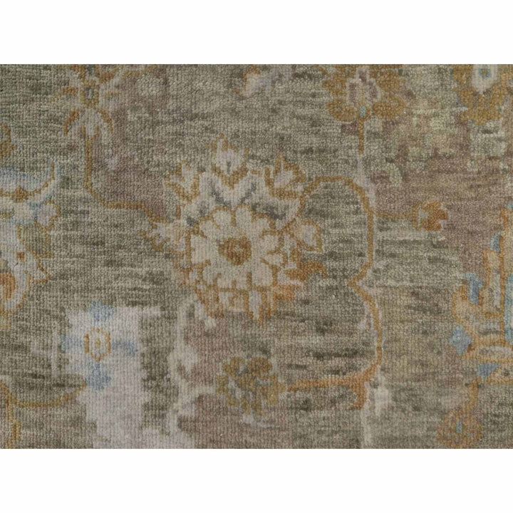 2'0" x 3'0" New Hand Knotted Brown Wool Rectangle Oriental Rug - MOA10291449