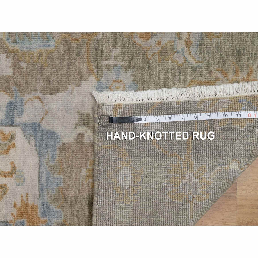 2'0" x 3'0" New Hand Knotted Brown Wool Rectangle Oriental Rug - MOA10291449