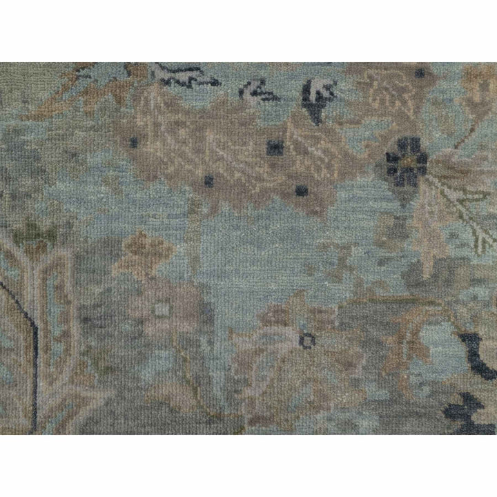 2'0" x 2'11" New Hand Knotted Grey Wool Rectangle Oriental Rug - MOA10291456