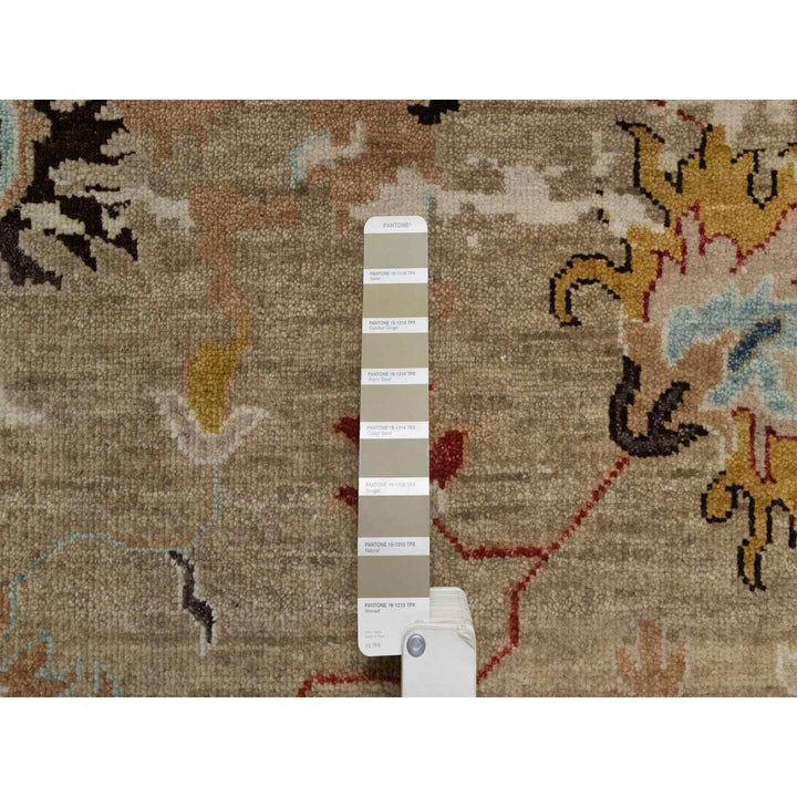 2'1" x 3'2" New Hand Knotted Brown Wool Rectangle Oriental Rug - MOA10291457