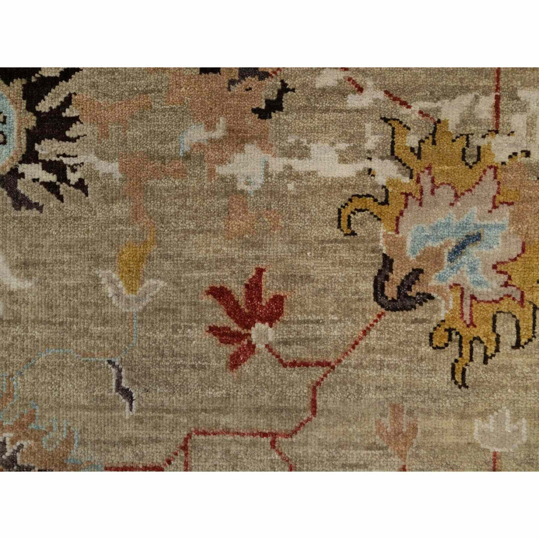 2'1" x 3'2" New Hand Knotted Brown Wool Rectangle Oriental Rug - MOA10291457