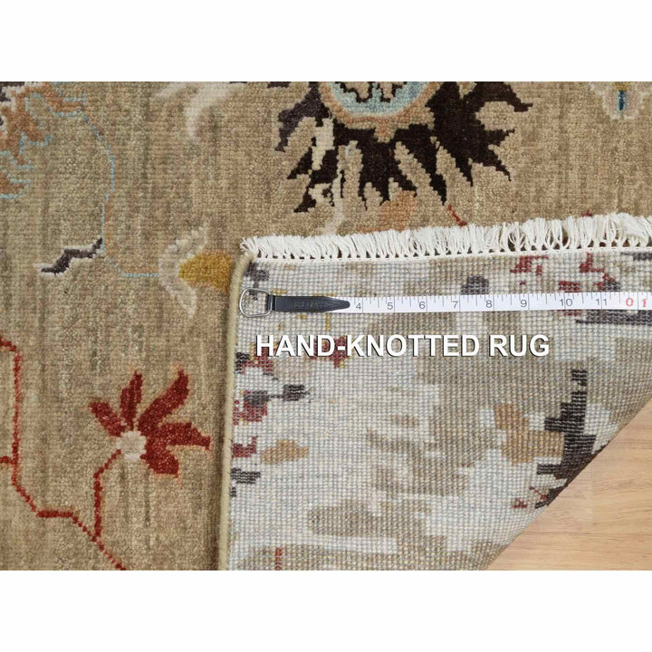 2'1" x 3'2" New Hand Knotted Brown Wool Rectangle Oriental Rug - MOA10291457