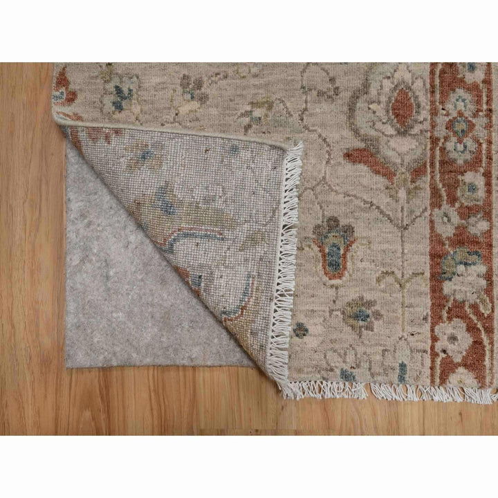2'2" x 3'1" New Hand Knotted Beige Wool Rectangle Oriental Rug - MOA10291464