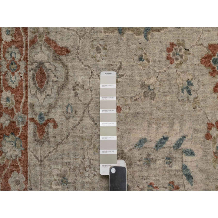 2'2" x 3'1" New Hand Knotted Beige Wool Rectangle Oriental Rug - MOA10291464
