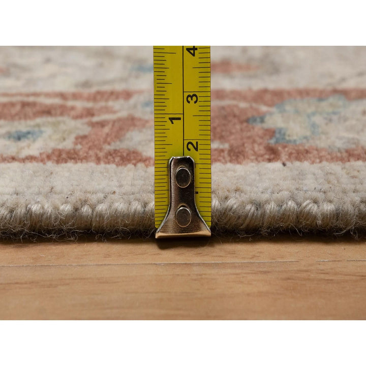 2'2" x 3'1" New Hand Knotted Beige Wool Rectangle Oriental Rug - MOA10291464