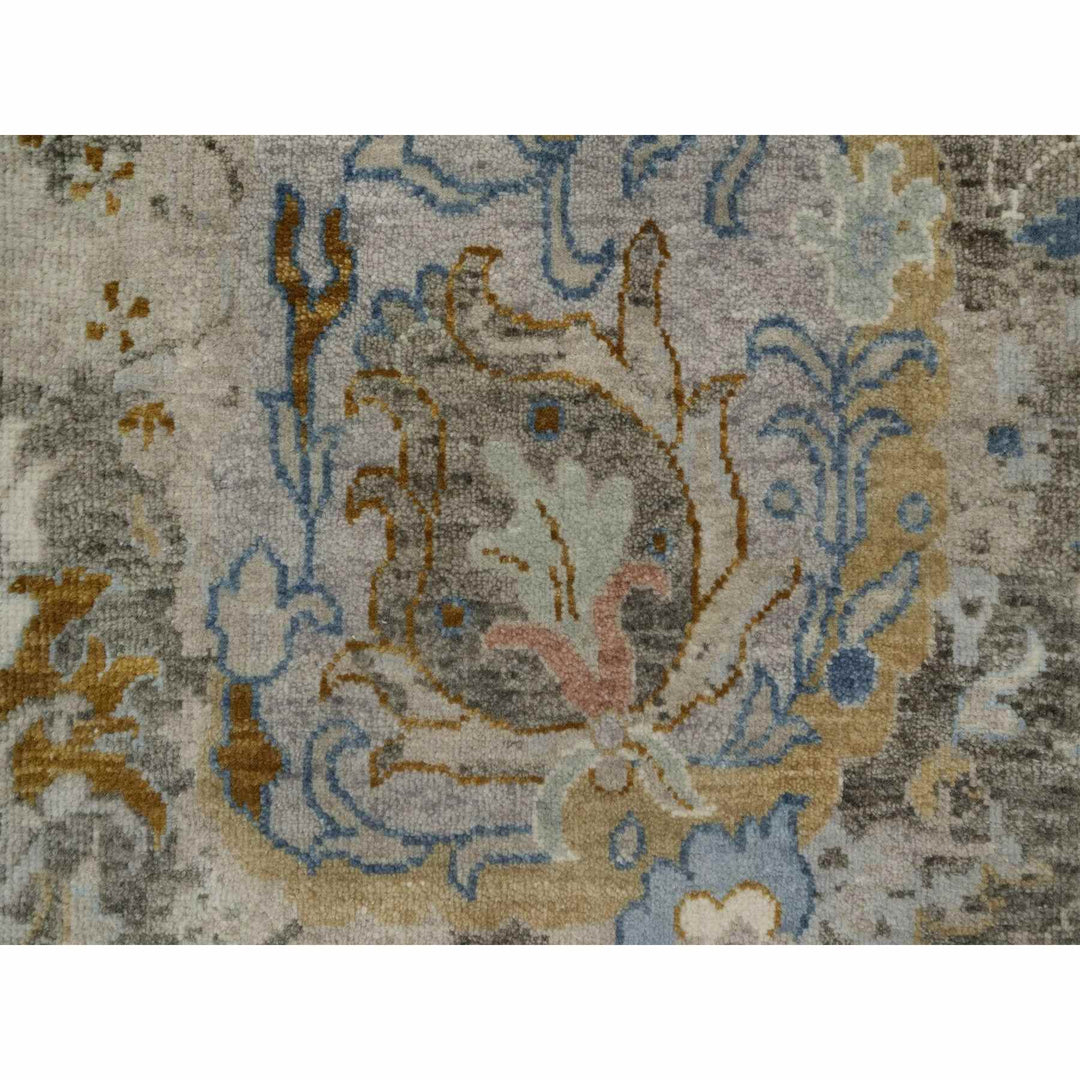 2'0" x 3'1" New Hand Knotted Ivory Wool Rectangle Oriental Rug - MOA10291465