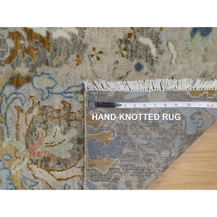 2'0" x 3'1" New Hand Knotted Ivory Wool Rectangle Oriental Rug - MOA10291465