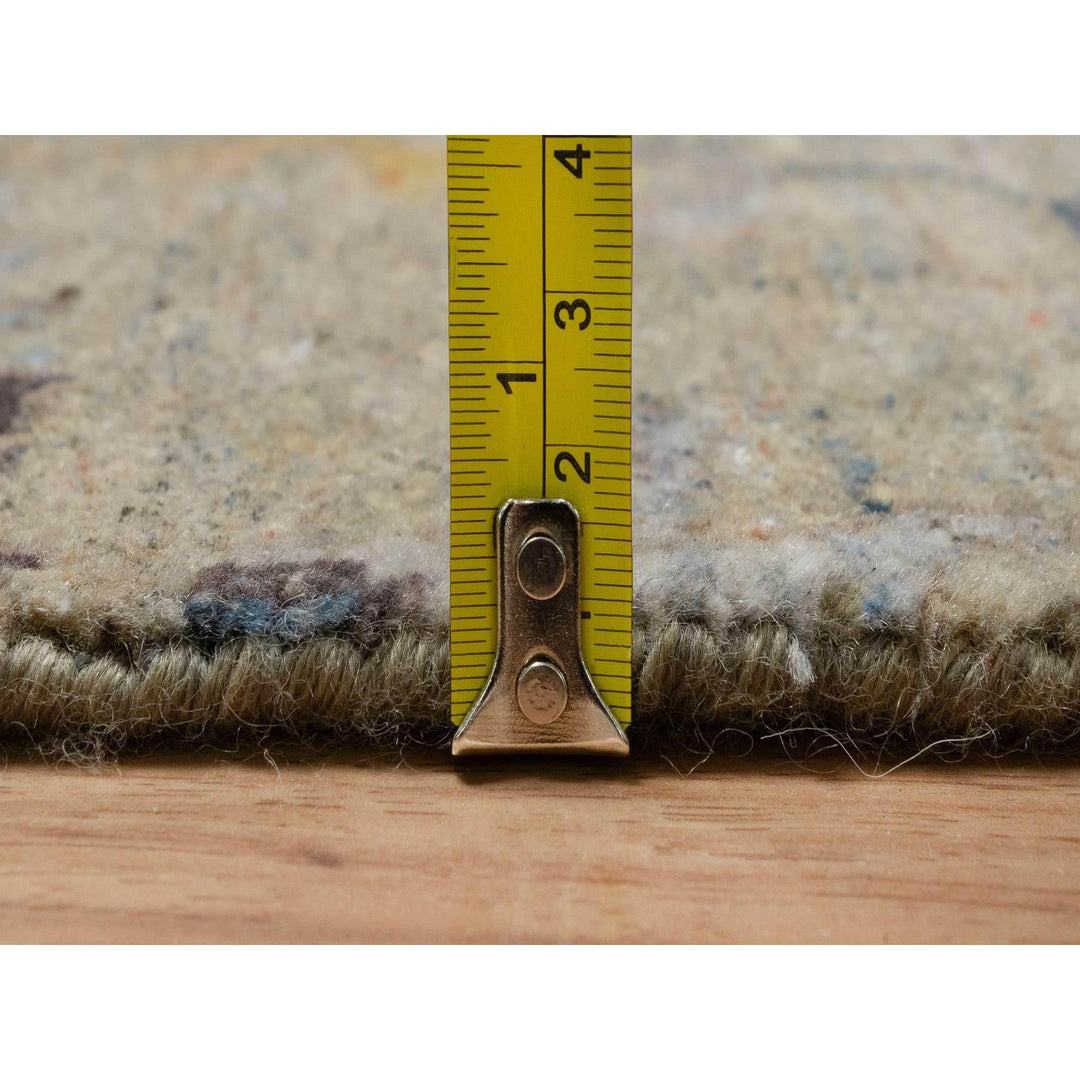 2'1" x 3'1" New Hand Knotted Brown Wool Rectangle Oriental Rug - MOA10291466