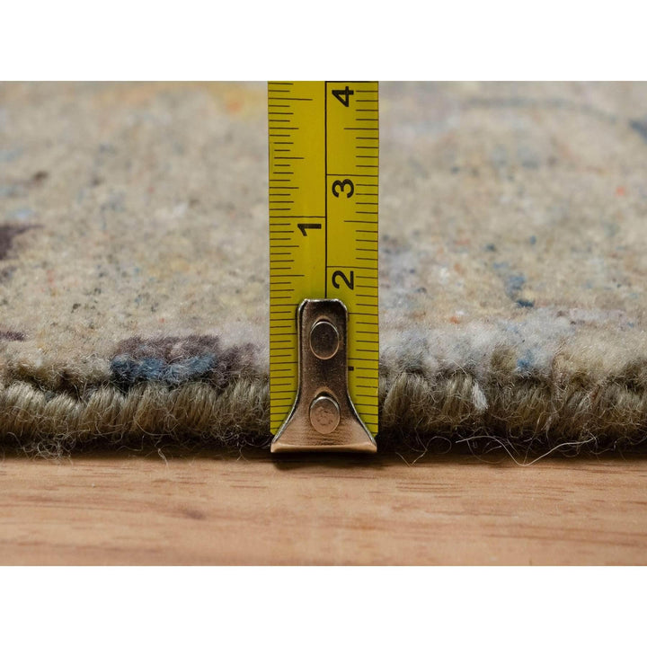 2'1" x 3'1" New Hand Knotted Brown Wool Rectangle Oriental Rug - MOA10291466