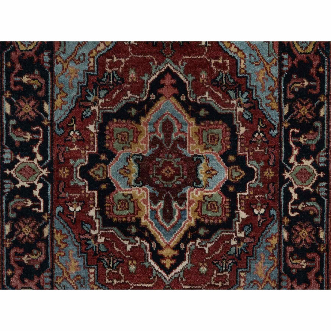 2'0" x 3'1" New Hand Knotted Red Wool Rectangle Oriental Rug - MOA10291481