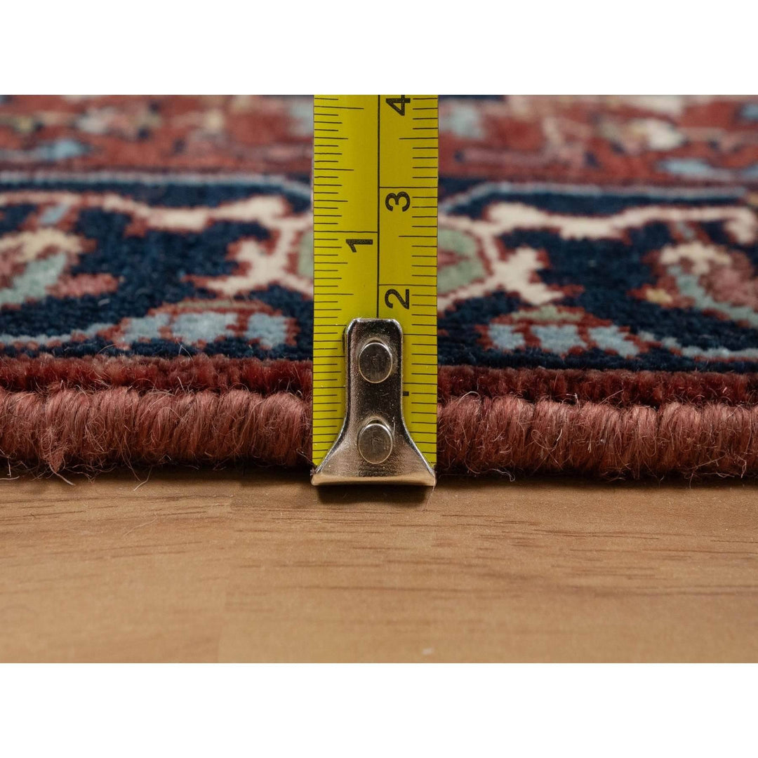2'0" x 3'1" New Hand Knotted Red Wool Rectangle Oriental Rug - MOA10291481