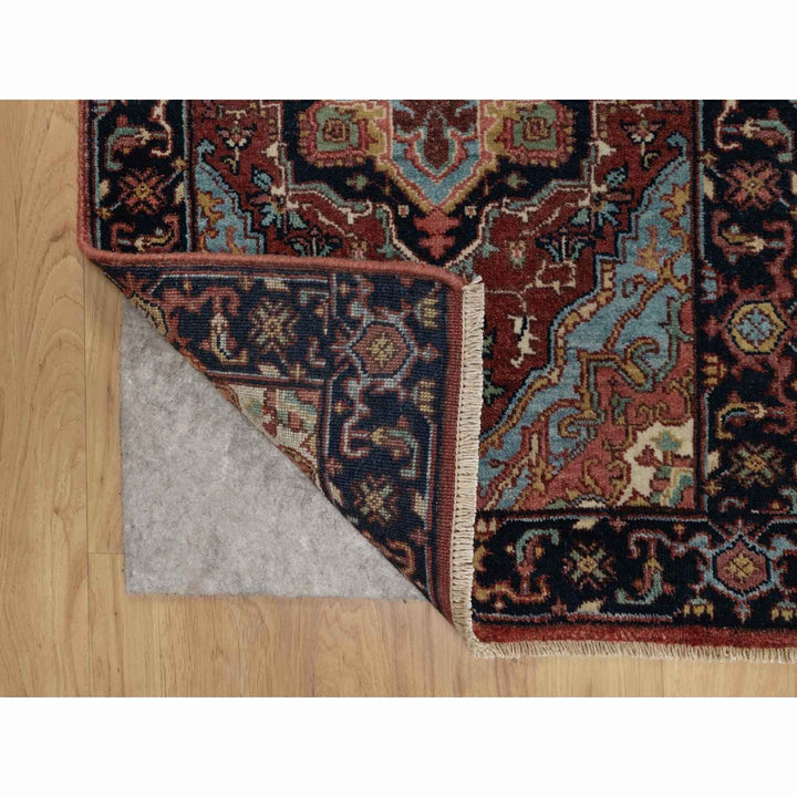 2'0" x 3'1" New Hand Knotted Red Wool Rectangle Oriental Rug - MOA10291482