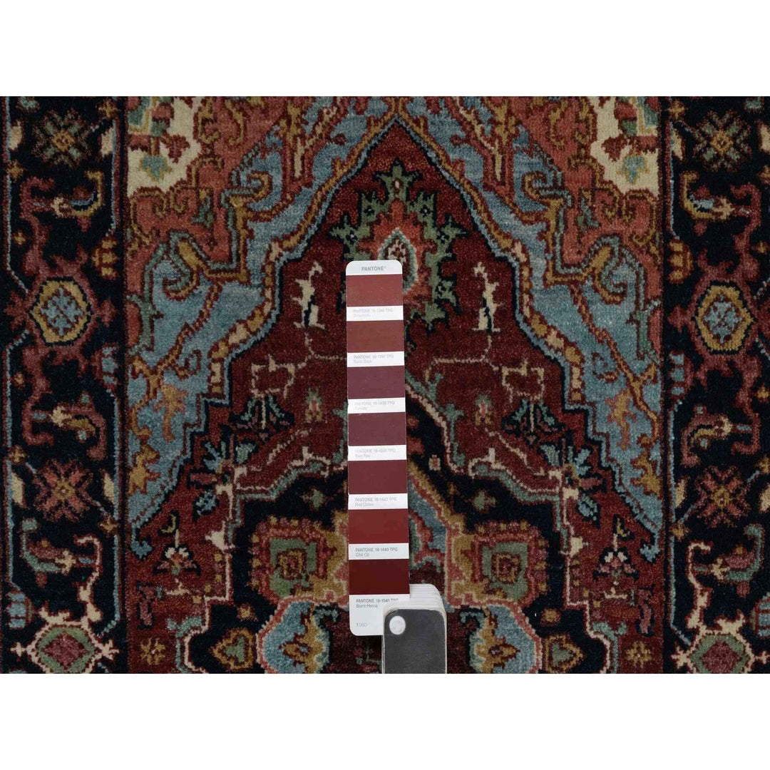 2'0" x 3'1" New Hand Knotted Red Wool Rectangle Oriental Rug - MOA10291482