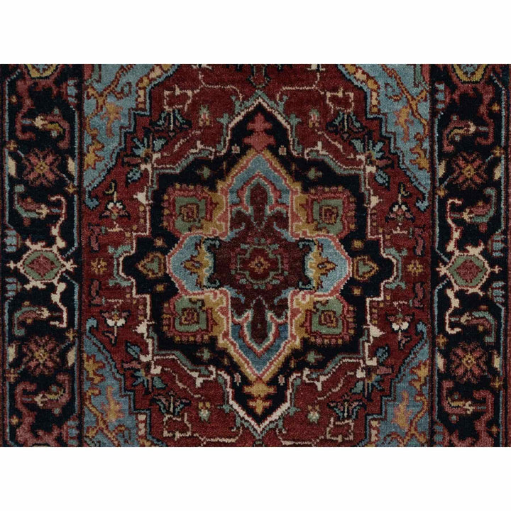 2'0" x 3'1" New Hand Knotted Red Wool Rectangle Oriental Rug - MOA10291482