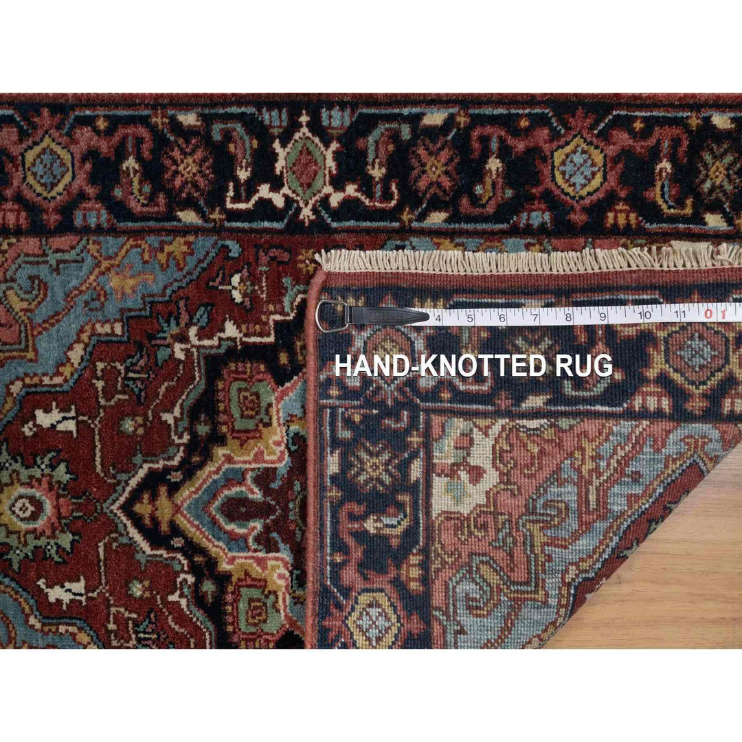 2'0" x 3'1" New Hand Knotted Red Wool Rectangle Oriental Rug - MOA10291482