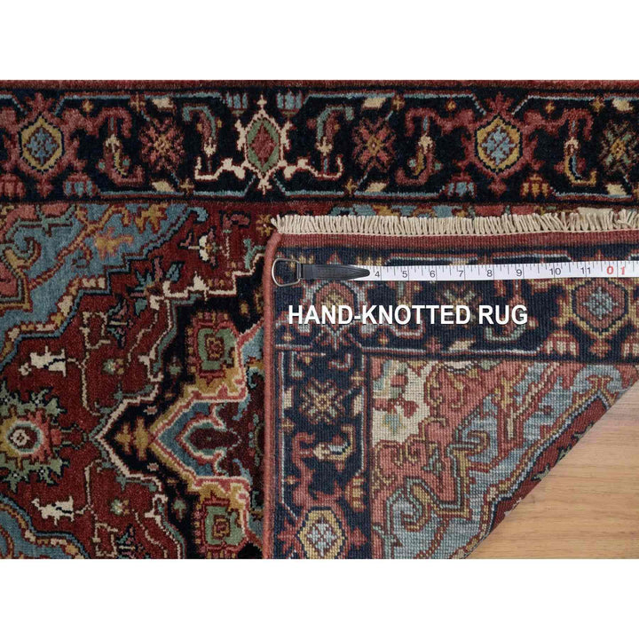 2'0" x 3'1" New Hand Knotted Red Wool Rectangle Oriental Rug - MOA10291482