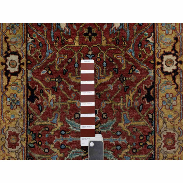 2'0" x 3'2" New Hand Knotted Red Wool Rectangle Oriental Rug - MOA10291483