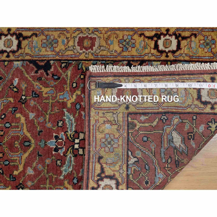 2'0" x 3'2" New Hand Knotted Red Wool Rectangle Oriental Rug - MOA10291483