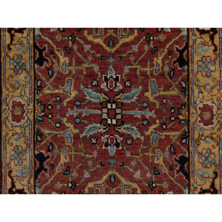 2'1" x 3'3" New Hand Knotted Red Wool Rectangle Oriental Rug - MOA10291484