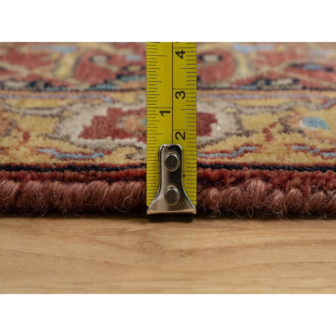 2'1" x 3'3" New Hand Knotted Red Wool Rectangle Oriental Rug - MOA10291484