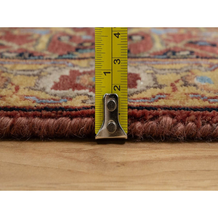 2'1" x 3'3" New Hand Knotted Red Wool Rectangle Oriental Rug - MOA10291484