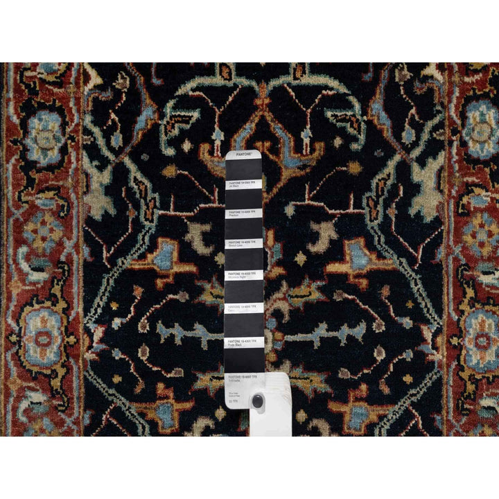 2'0" x 3'2" New Hand Knotted Blue Wool Rectangle Oriental Rug - MOA10291485