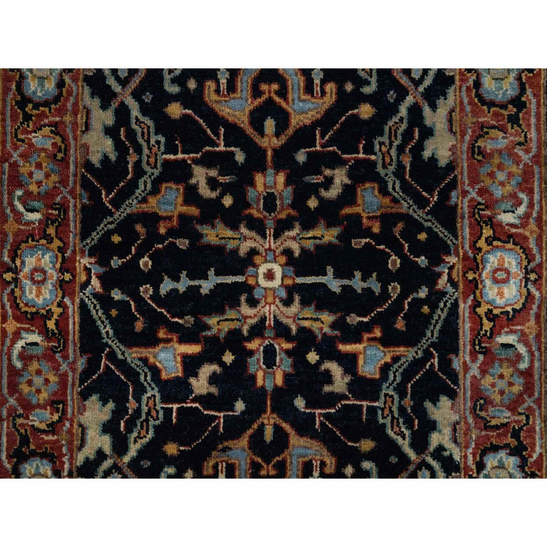 2'0" x 3'2" New Hand Knotted Blue Wool Rectangle Oriental Rug - MOA10291485