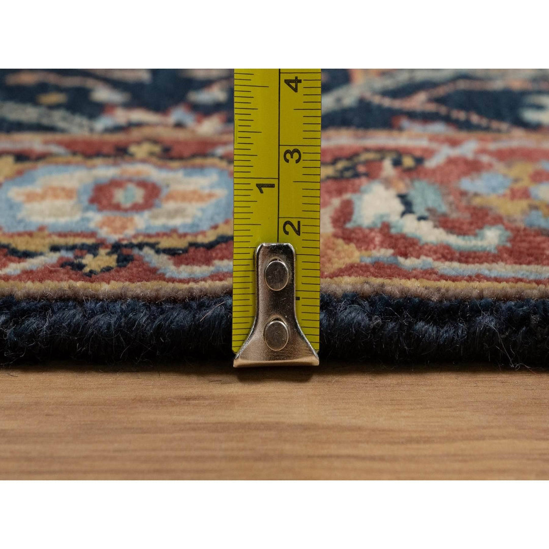 2'0" x 3'2" New Hand Knotted Blue Wool Rectangle Oriental Rug - MOA10291485