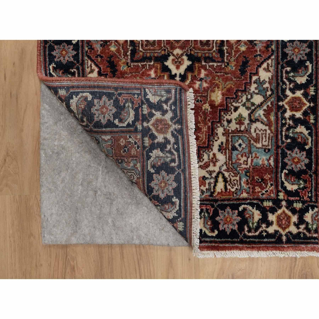 2'0" x 3'2" New Hand Knotted Red Wool Rectangle Oriental Rug - MOA10291487