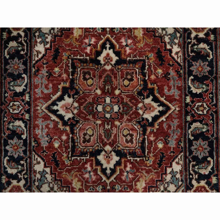 2'0" x 3'2" New Hand Knotted Red Wool Rectangle Oriental Rug - MOA10291487