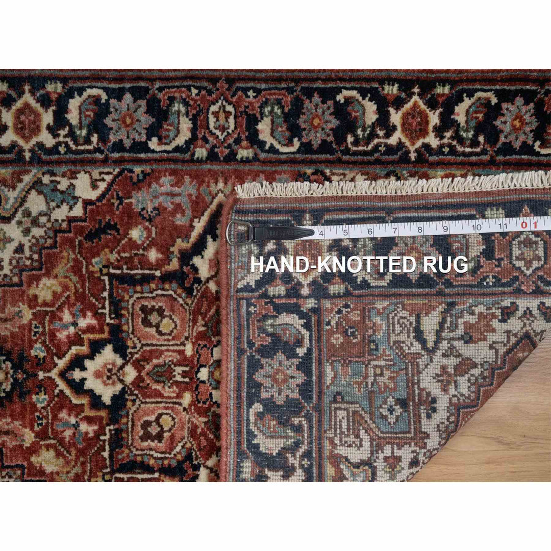 2'0" x 3'2" New Hand Knotted Red Wool Rectangle Oriental Rug - MOA10291487