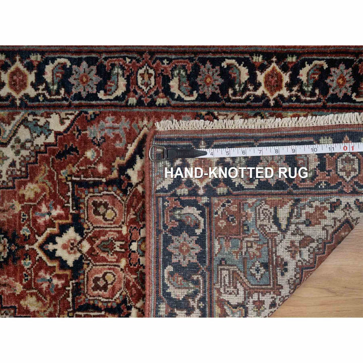 2'0" x 3'0" New Hand Knotted Red Wool Rectangle Oriental Rug - MOA10291488