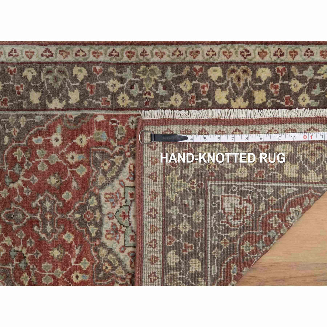 2'0" x 3'1" New Hand Knotted Red Wool Rectangle Oriental Rug - MOA10291489
