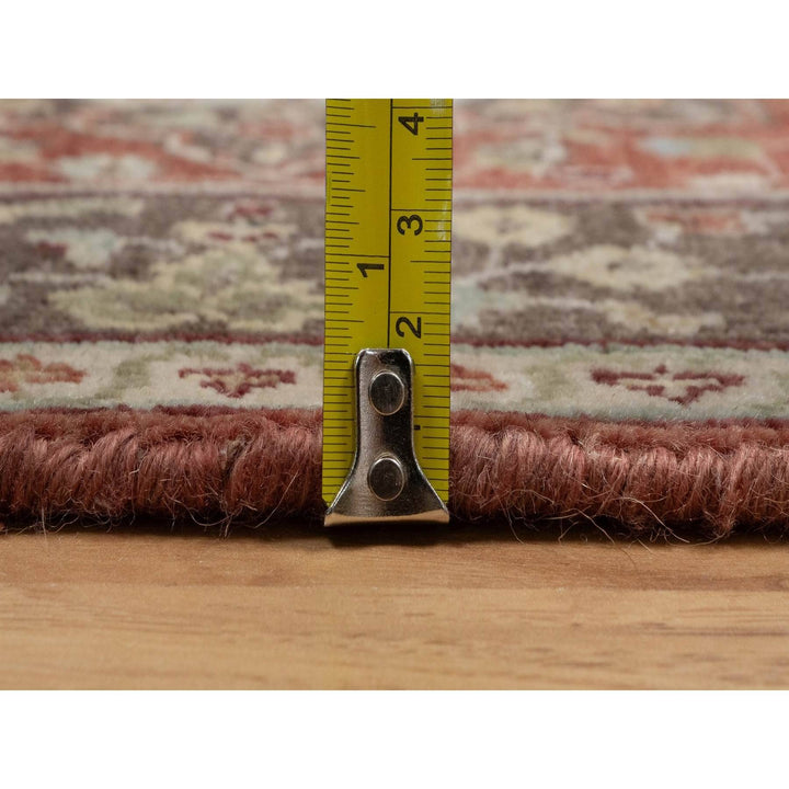 2'1" x 3'1" New Hand Knotted Red Wool Rectangle Oriental Rug - MOA10291490