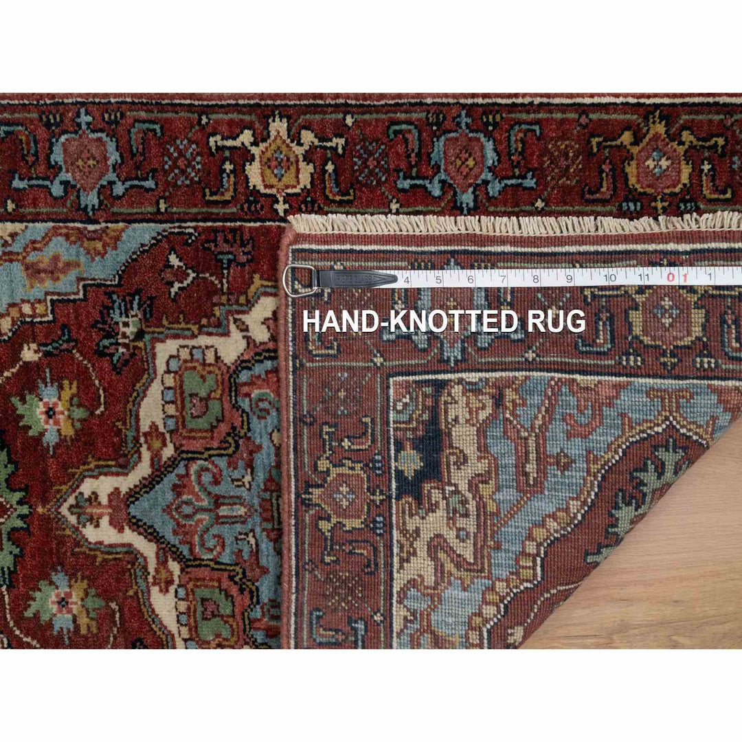 2'0" x 3'3" New Hand Knotted Red Wool Rectangle Oriental Rug - MOA10291491