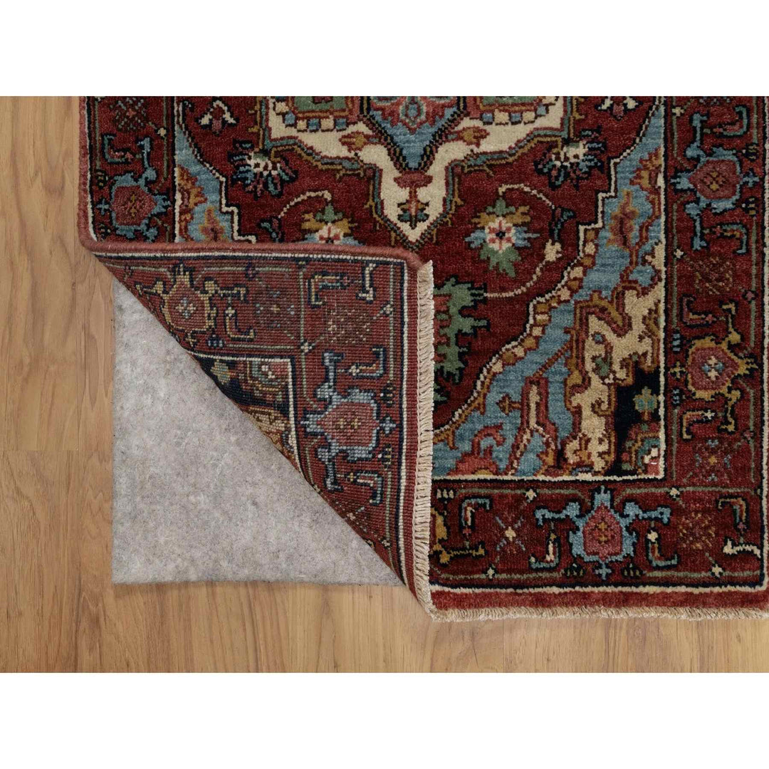 2'0" x 3'3" New Hand Knotted Red Wool Rectangle Oriental Rug - MOA10291492