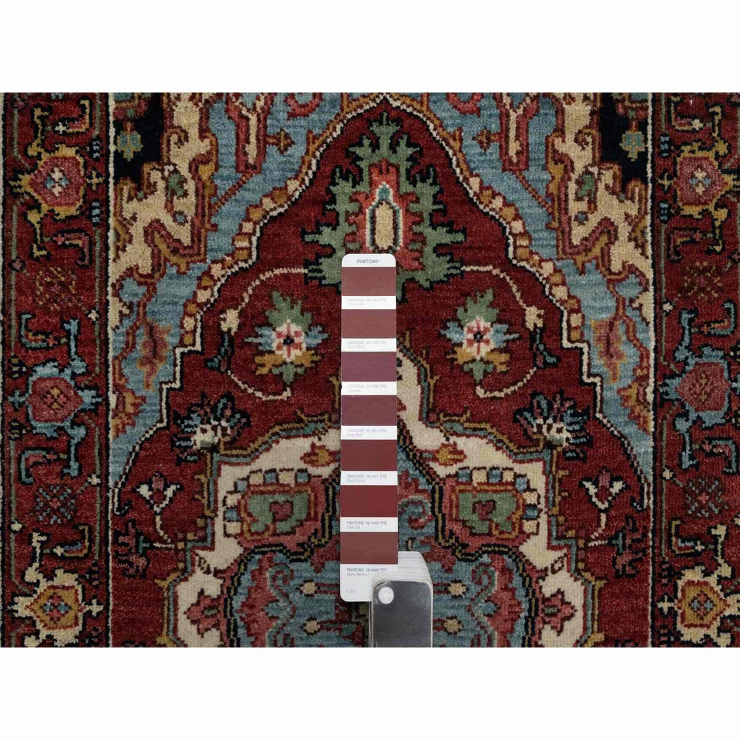2'0" x 3'3" New Hand Knotted Red Wool Rectangle Oriental Rug - MOA10291492