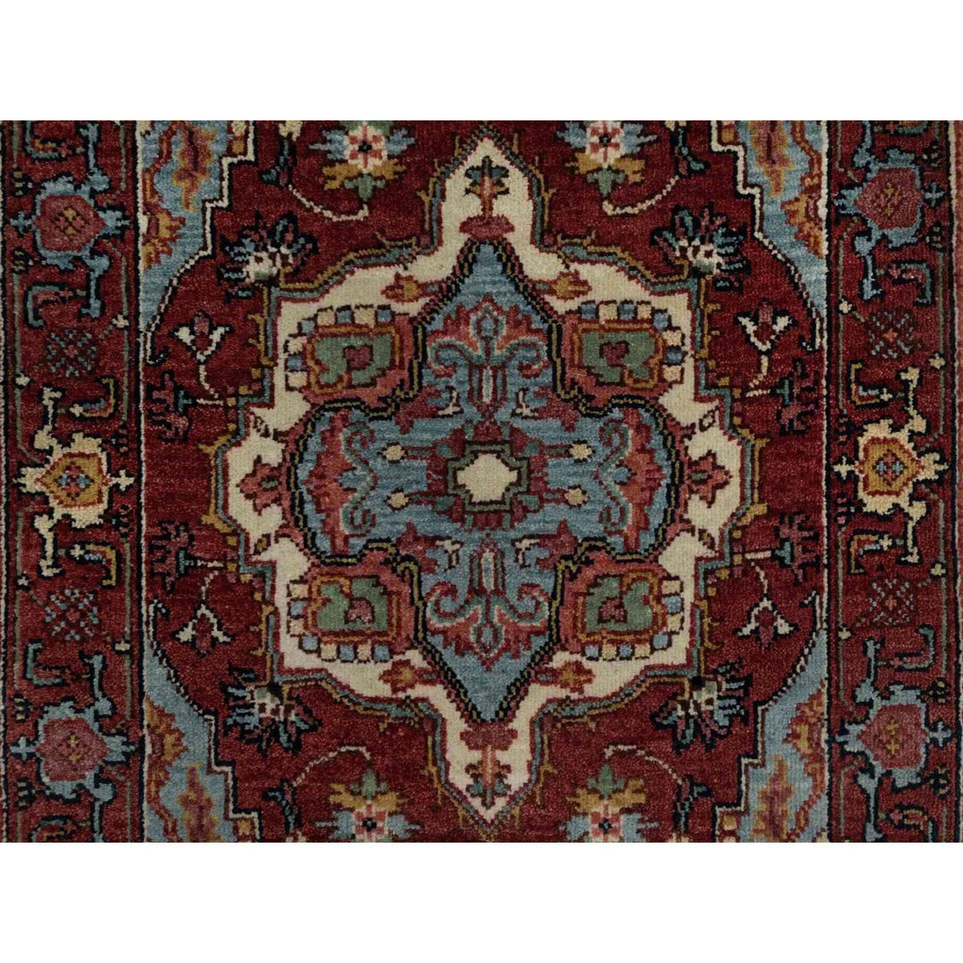 2'0" x 3'3" New Hand Knotted Red Wool Rectangle Oriental Rug - MOA10291492