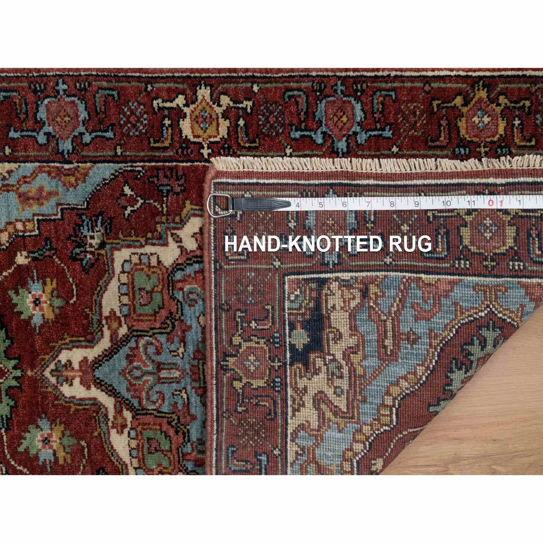 2'0" x 3'3" New Hand Knotted Red Wool Rectangle Oriental Rug - MOA10291492