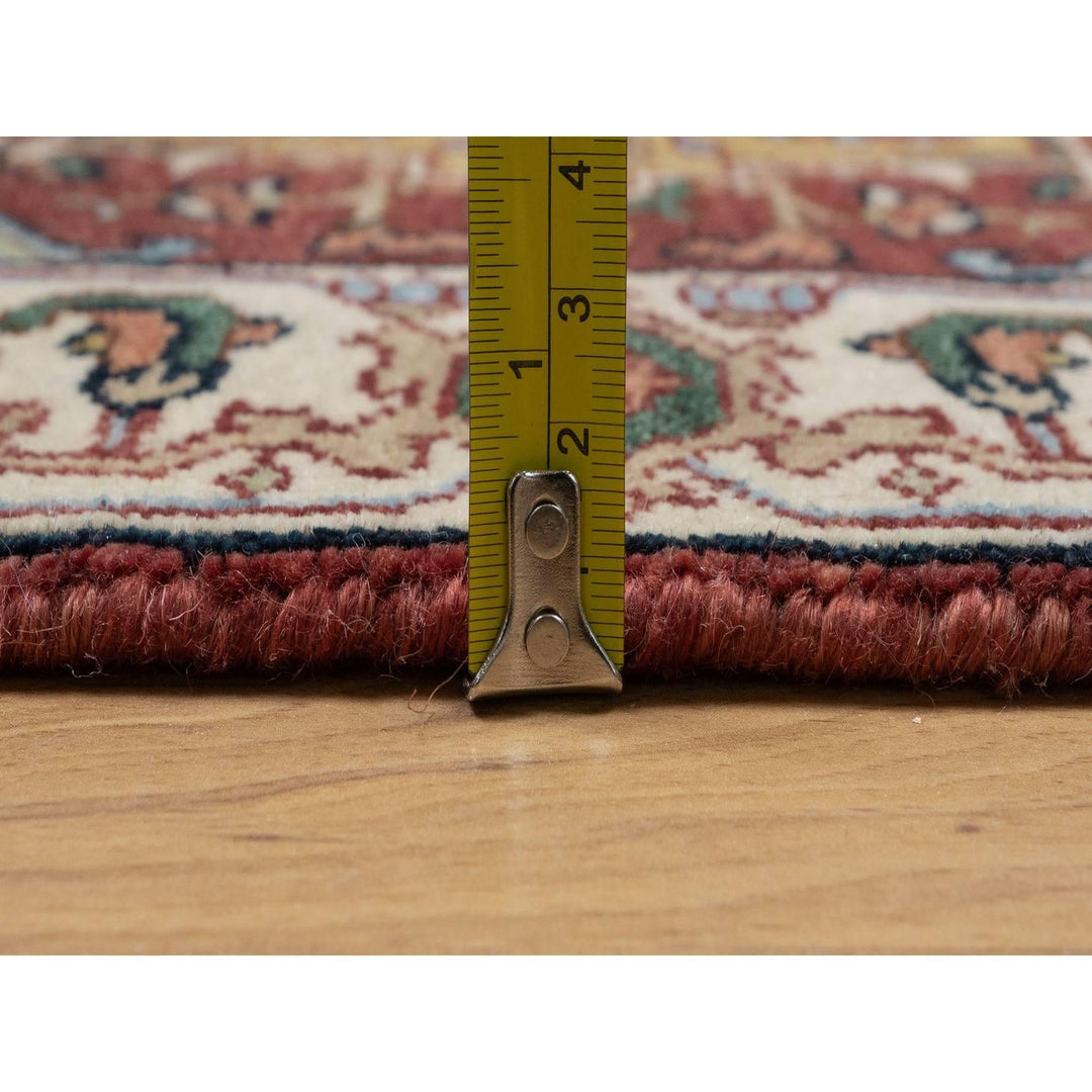 2'1" x 3'0" New Hand Knotted Red Wool Rectangle Oriental Rug - MOA10291493