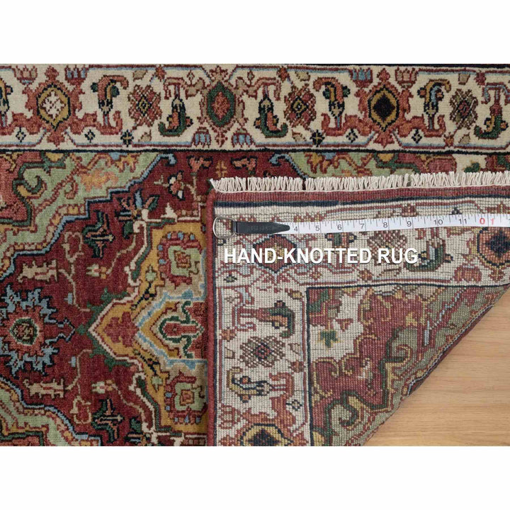 2'0" x 3'0" New Hand Knotted Red Wool Rectangle Oriental Rug - MOA10291494