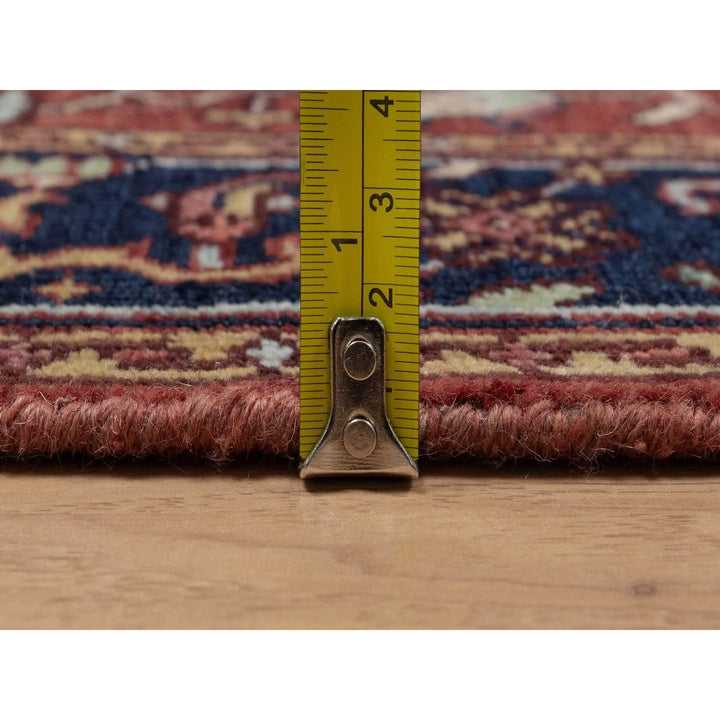 2'7" x 14'3" New Hand Knotted Red Wool Runner Oriental Rug - MOA10291495