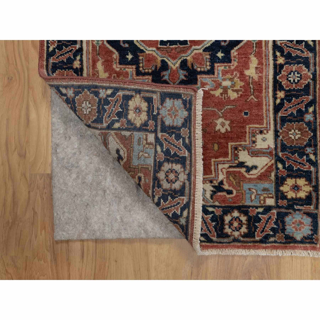 2'1" x 3'2" New Hand Knotted Red Wool Rectangle Oriental Rug - MOA10291496