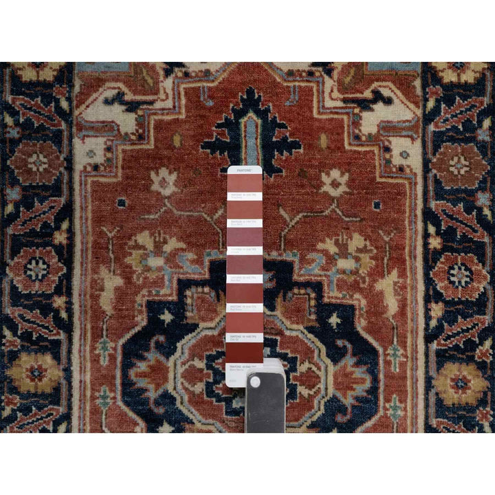 2'1" x 3'2" New Hand Knotted Red Wool Rectangle Oriental Rug - MOA10291496