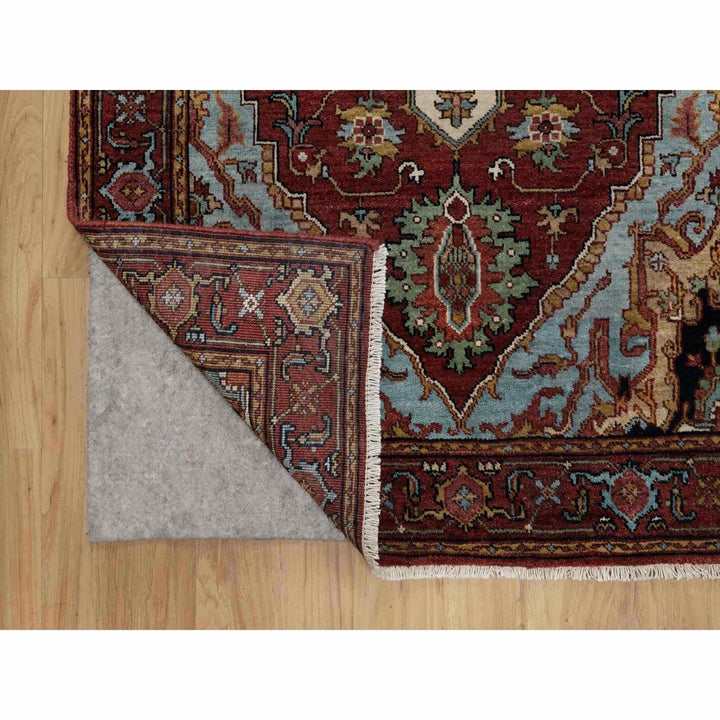3'0" x 5'0" New Hand Knotted Red Wool Rectangle Oriental Rug - MOA10291497
