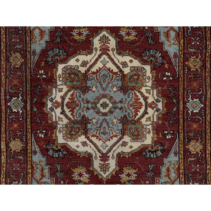 3'0" x 5'0" New Hand Knotted Red Wool Rectangle Oriental Rug - MOA10291497