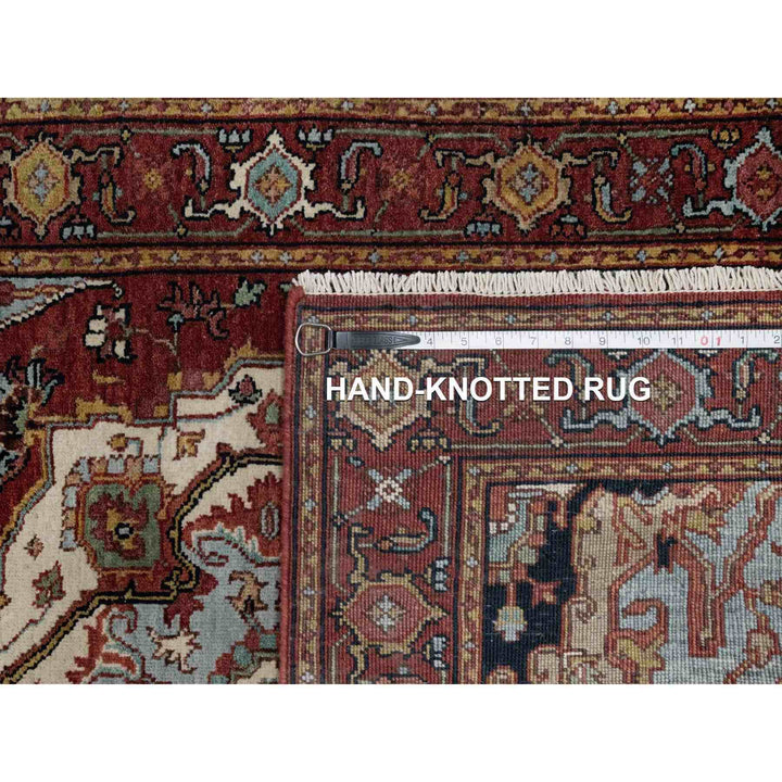 3'0" x 5'0" New Hand Knotted Red Wool Rectangle Oriental Rug - MOA10291497